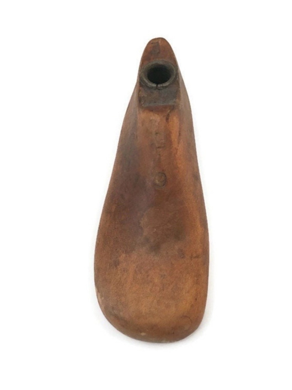 Antique wooden shoe form/shape children size. - Picture 9 of 10